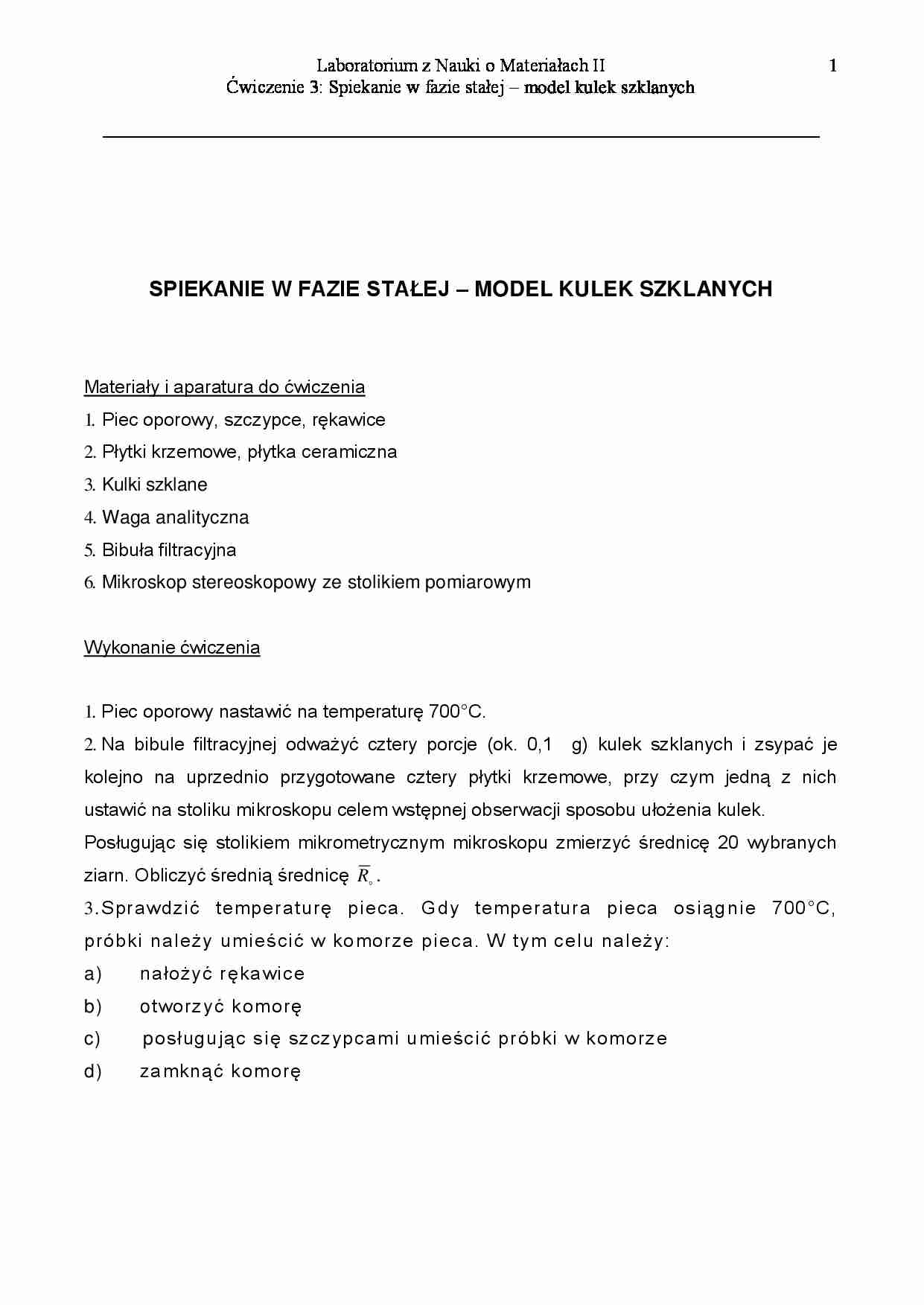 Model  kulek stałych - omówienie - strona 1
