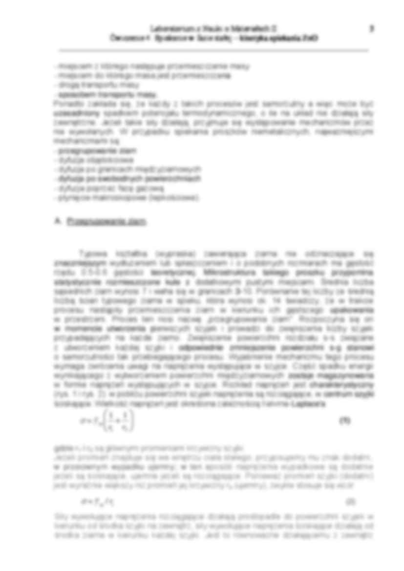 Spiekani w fazie stałej - omówienie - strona 3