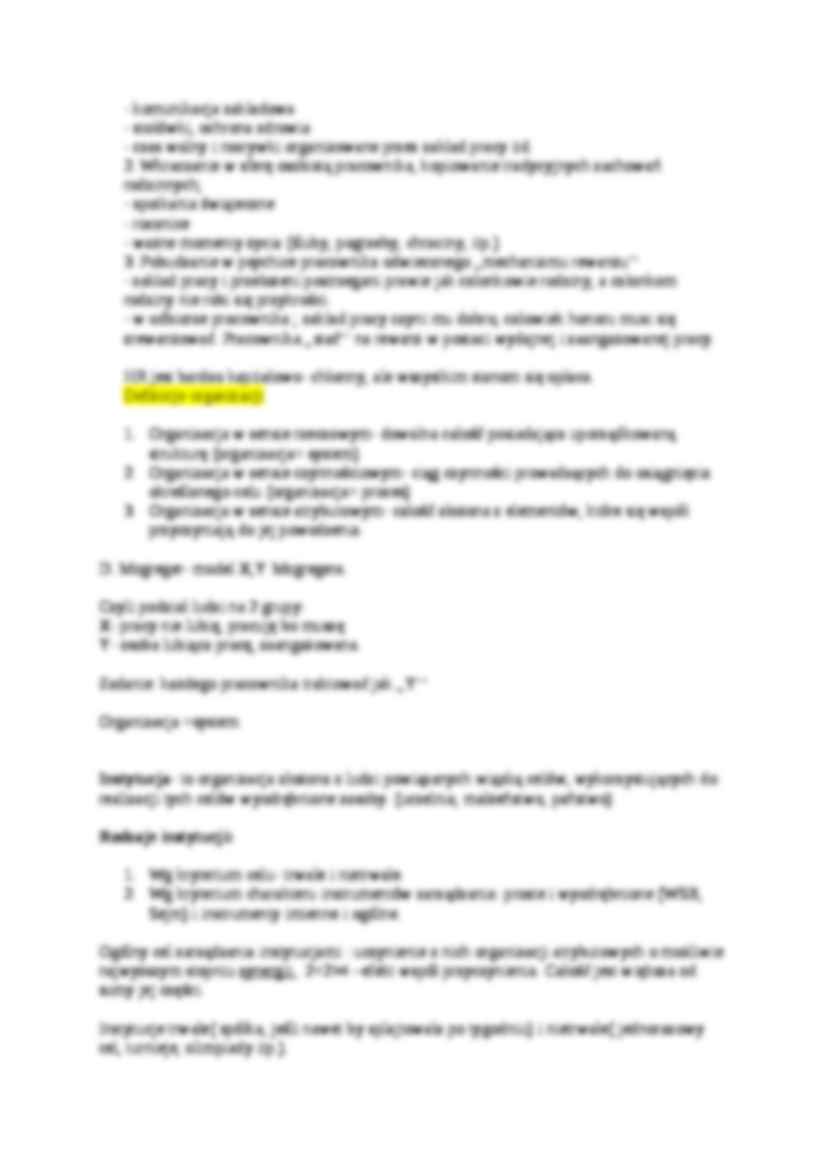 Podstawy zarządzania - omówienie - strona 3