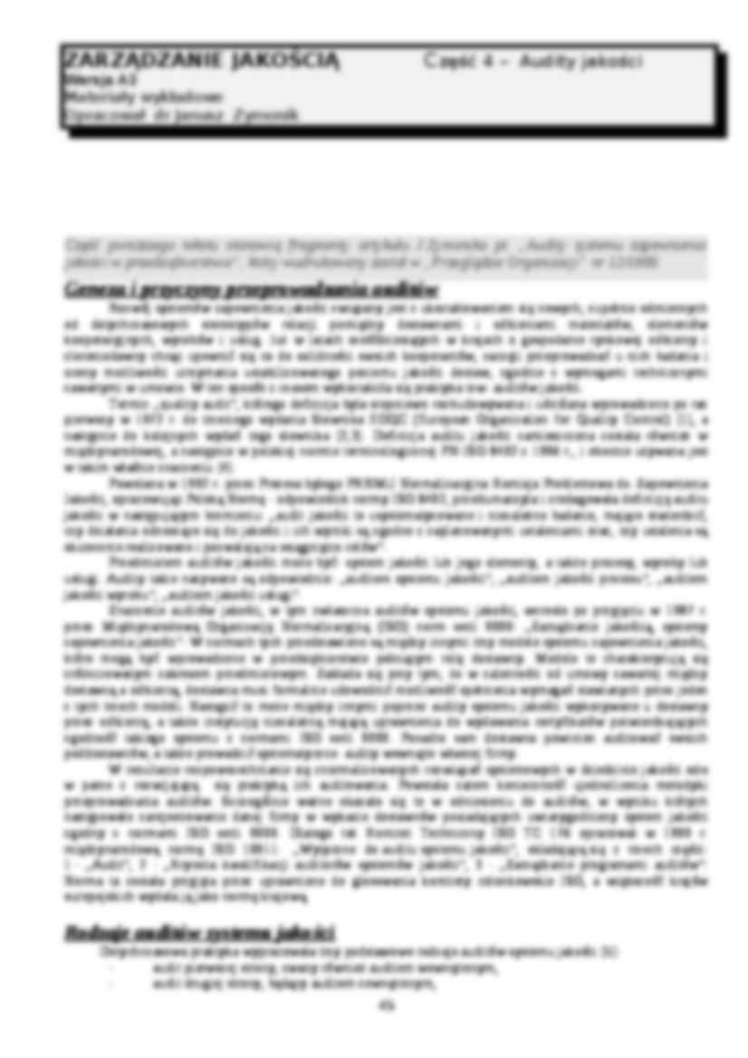 Rodzaje audytów - wykład - strona 3