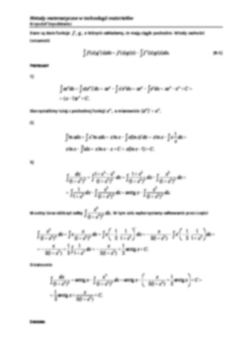 Metody matematyczne w technologii materiałów - ćwiczenia 1 - strona 3