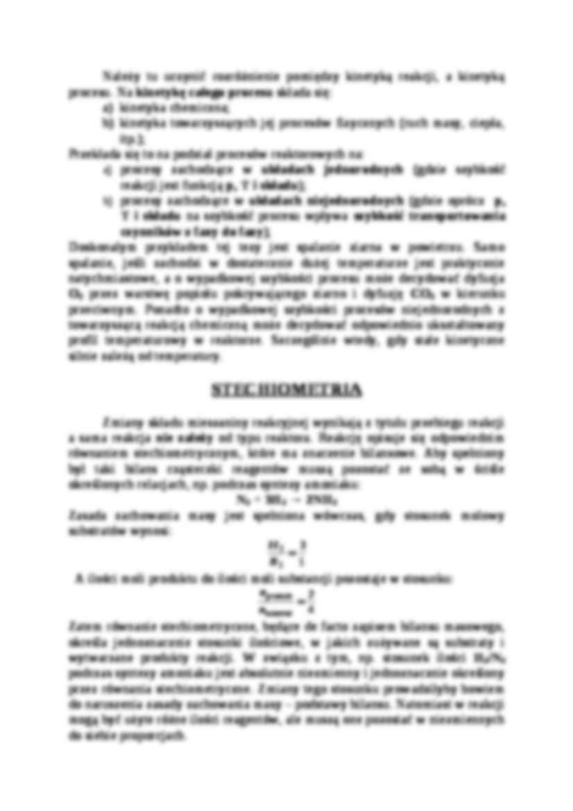 INŻYNIERIA REAKTORÓW CHEMICZNYCH - wykład - strona 3