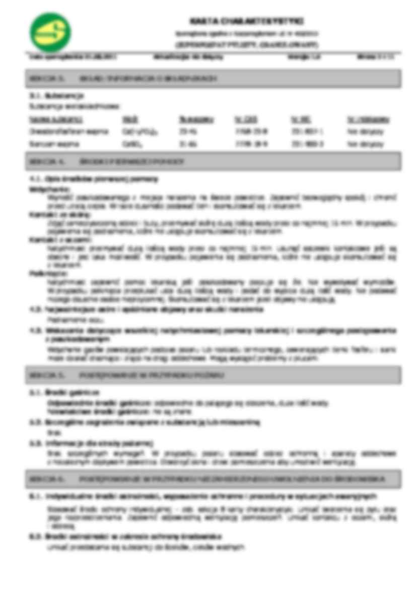 Karta charakterystyki: superfosfat - strona 2