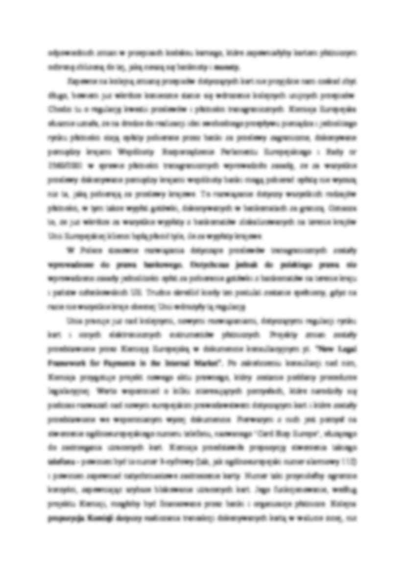 Polskie karty płatnicze w Unii Europejskiej - wykład - strona 2