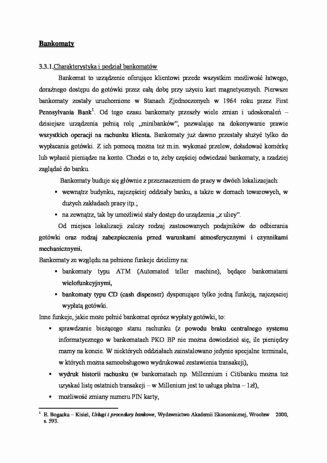 Bankomaty - wykład - strona 1