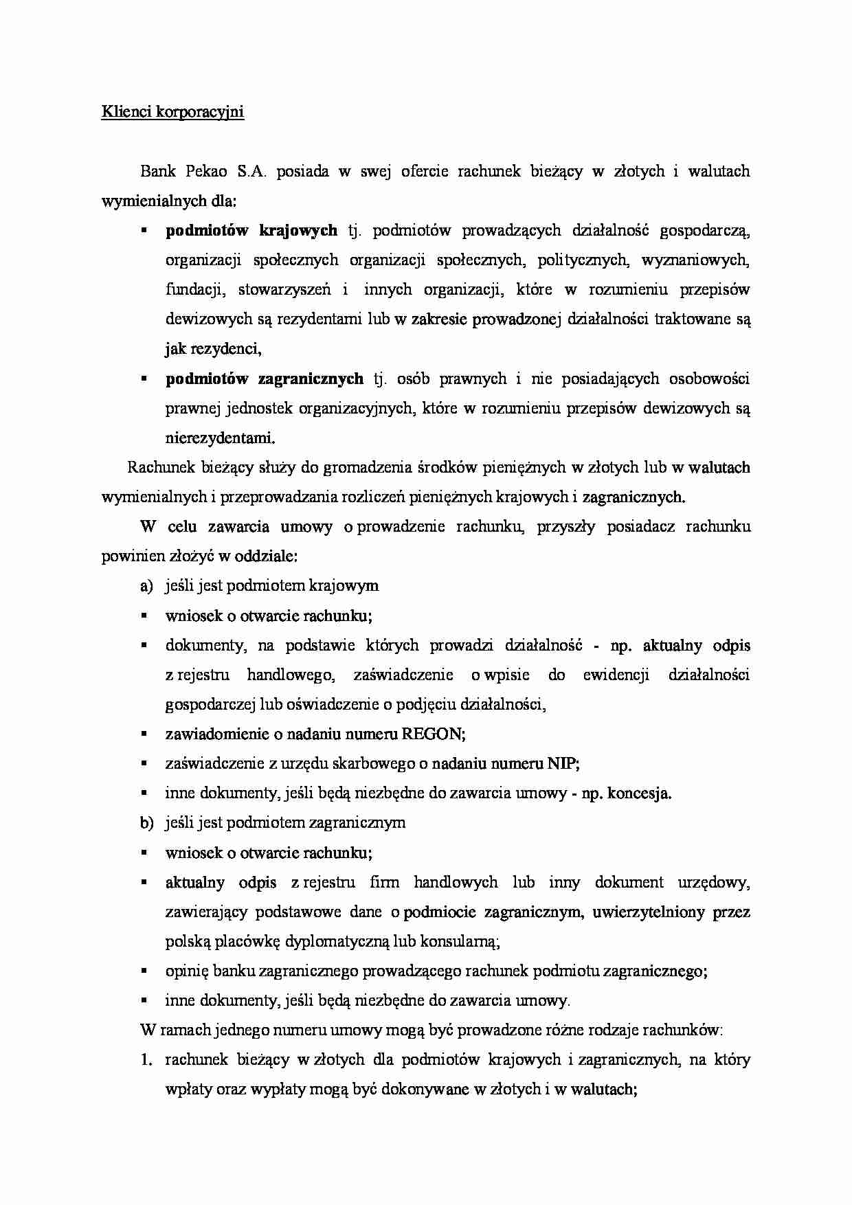 Klienci korporacyjni - wykład - strona 1