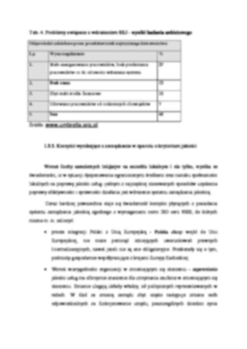 Problemy i korzyści związane z wdrażaniem SZJ - wykład - strona 3