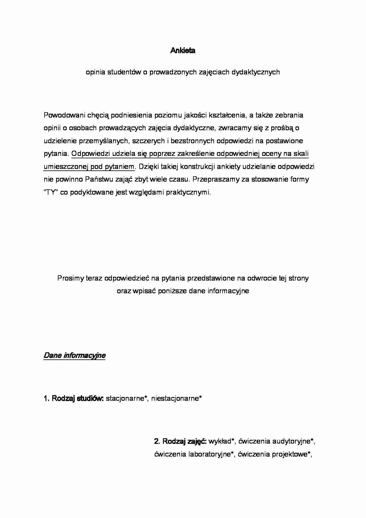 Sposoby werbalne mowa ciała - wykład - strona 1