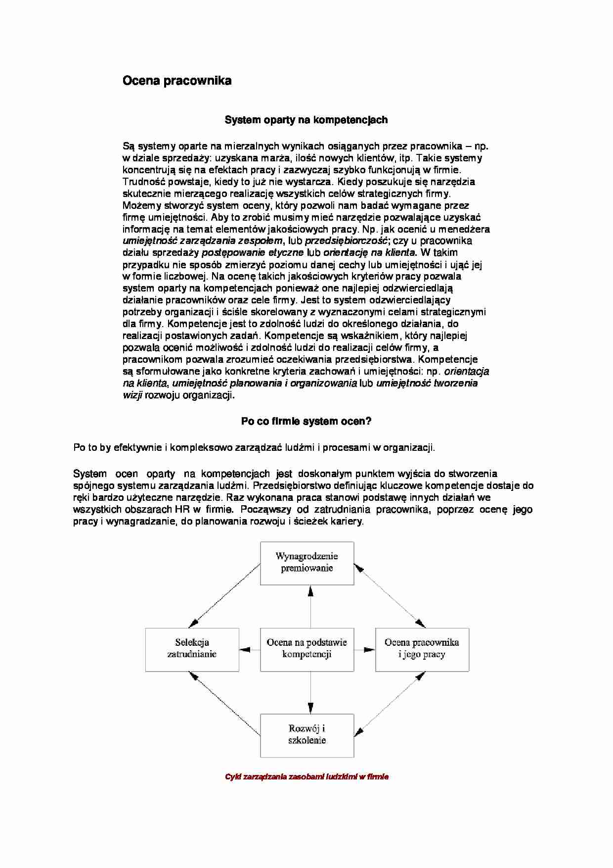 Ocena pracownika - wykład - strona 1