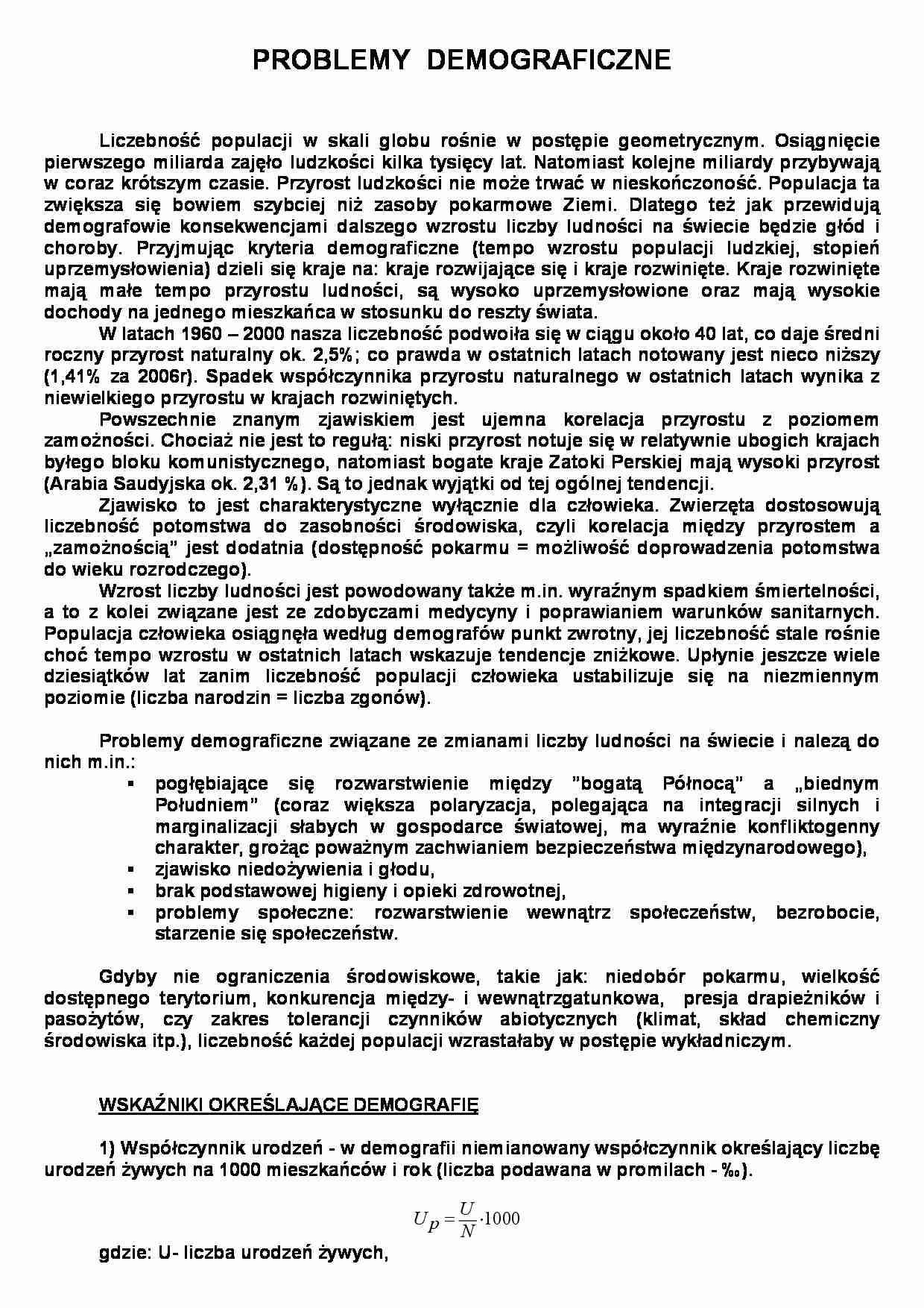 Wpływ zanieczyszczeń na zdrowie człowieka - wykład - strona 1