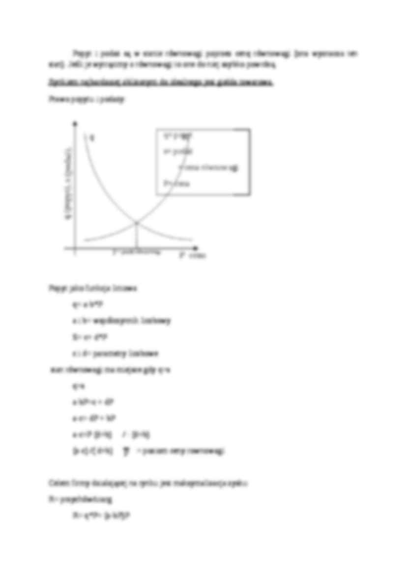 Analiza rynków zagranicznych - Mechanizm równowagi rynkowej - strona 3