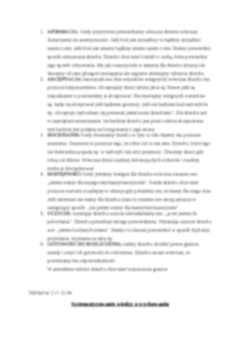 Pedagogika ogólna - omówienie - strona 2