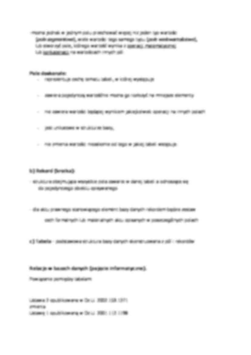 Dane a informacja - omówienie - strona 2