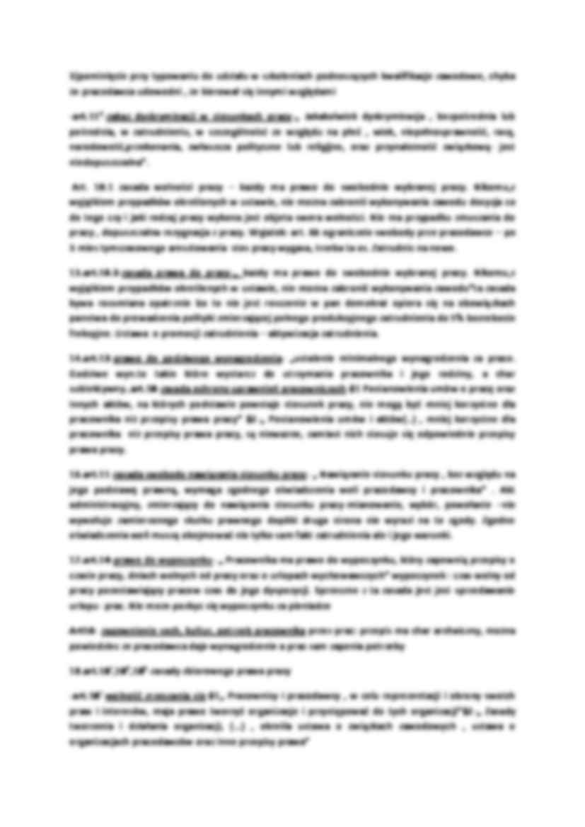 Zasady prawa pracy - omówienie - strona 2
