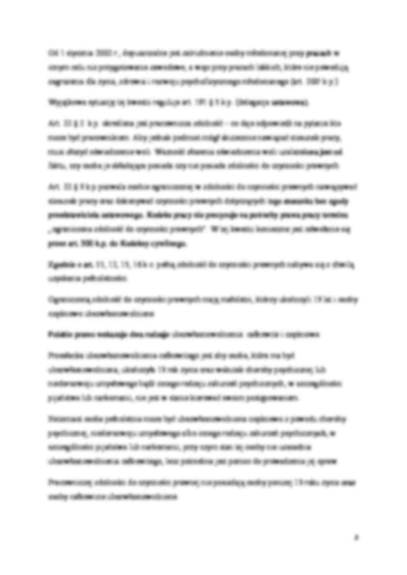 Zdolność pracownicza - omówienie - strona 2