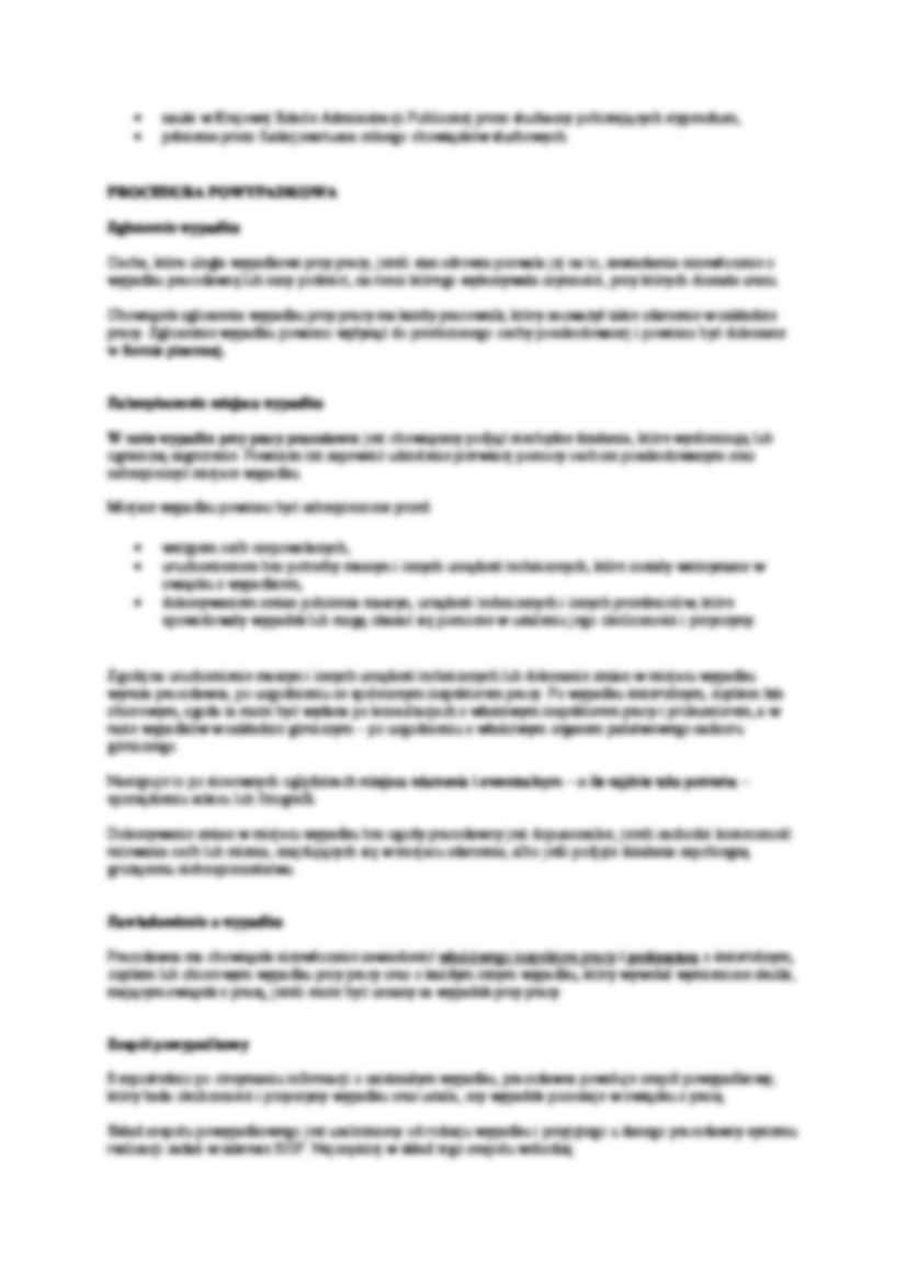 Wypadek przy pracy (sem.I) - strona 2