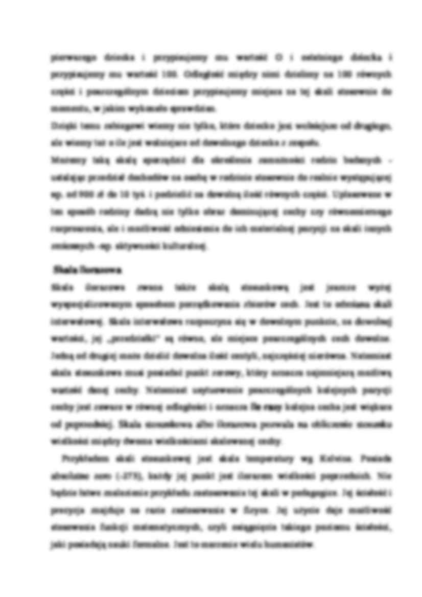Skale nominalna, porządkowa, interwałowa, ilorazowa- omówienie (sem.IV) - strona 3