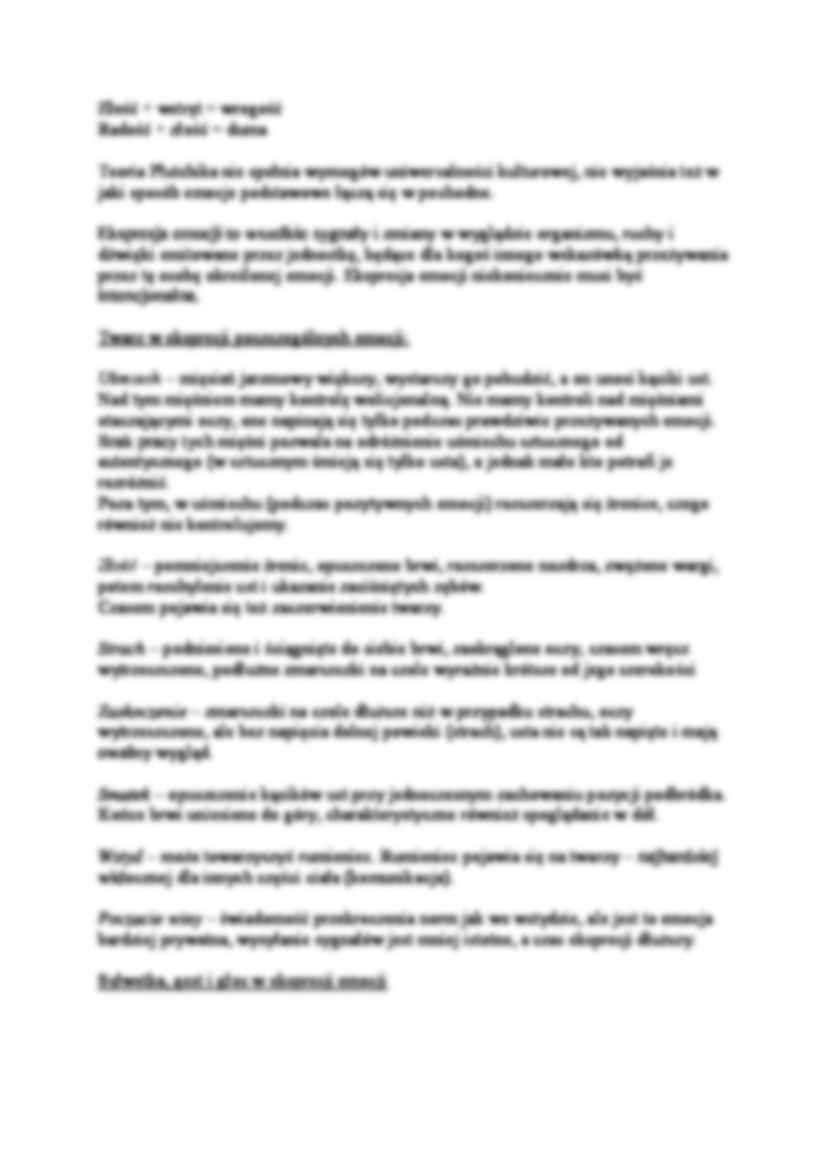 Emocje - omówienie (sem. I) - strona 3