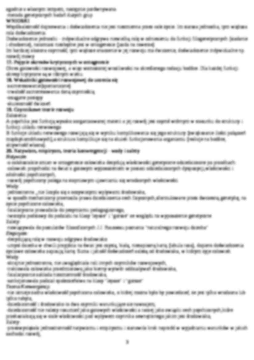 Psychologia rozwojowa - omówienie(sem. II) - strona 3