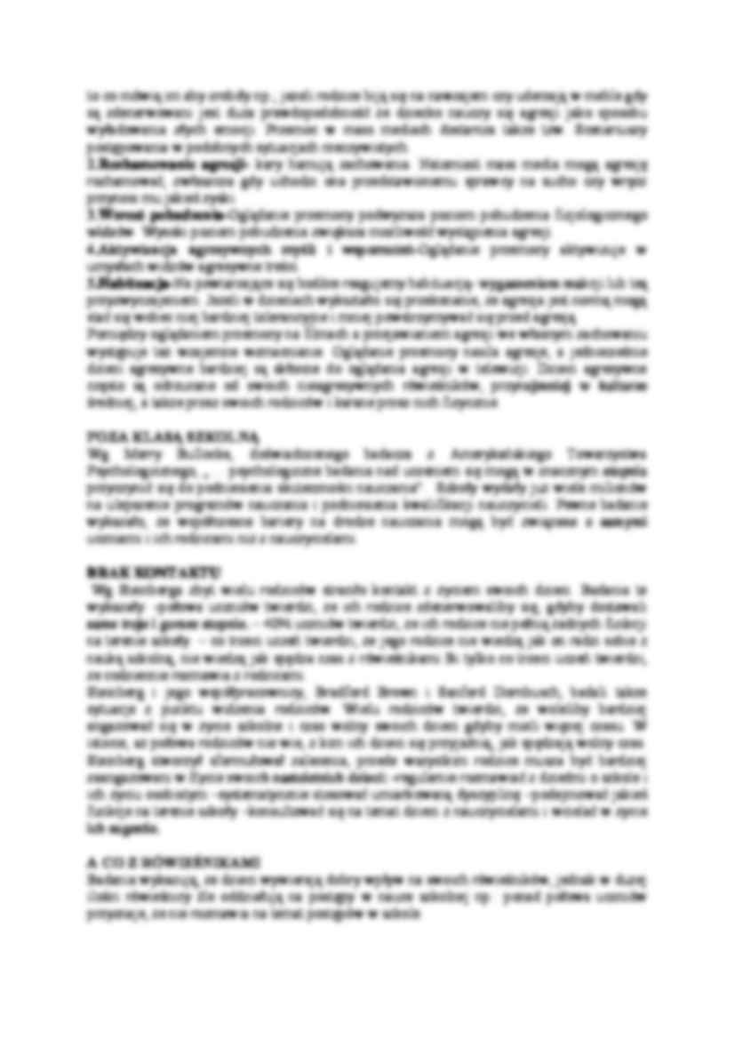 Psychologia ogólna - omówienie (sem.I) - strona 2