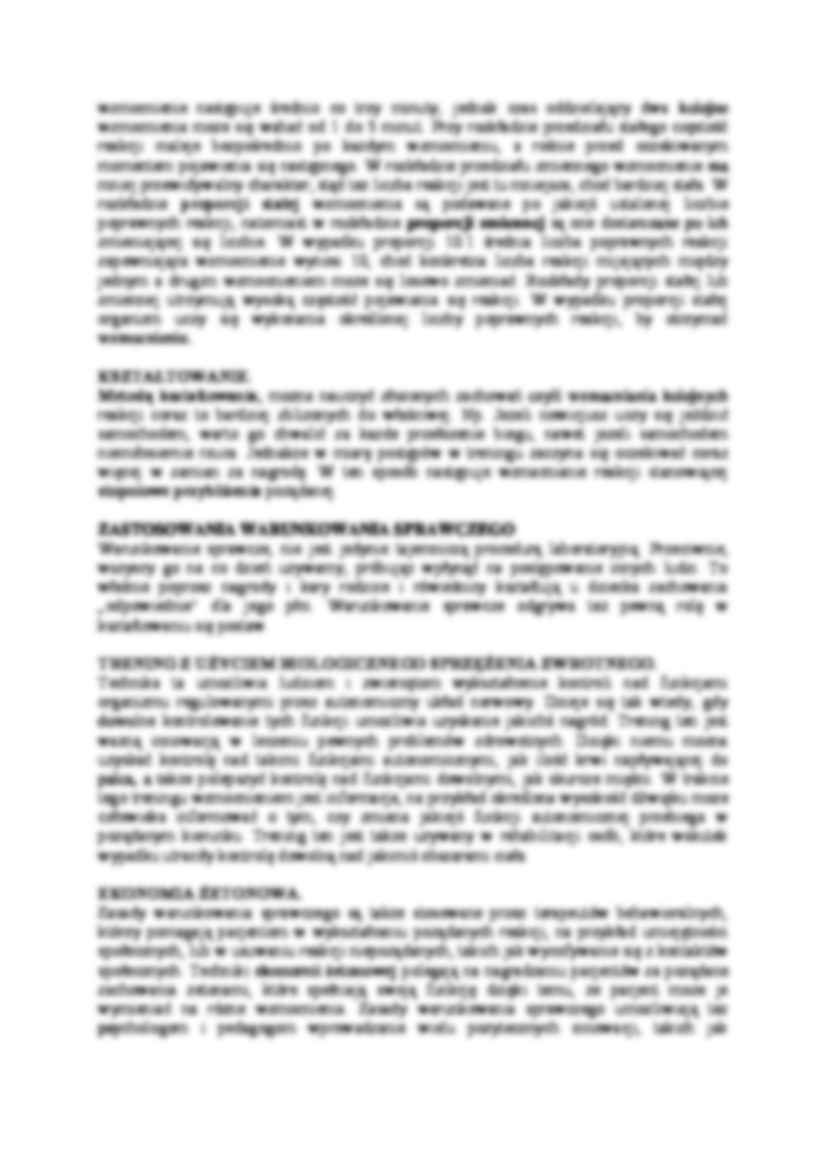 Psychologia ogólna -  nagrody i kary - omówienie  (sem.I) - strona 2