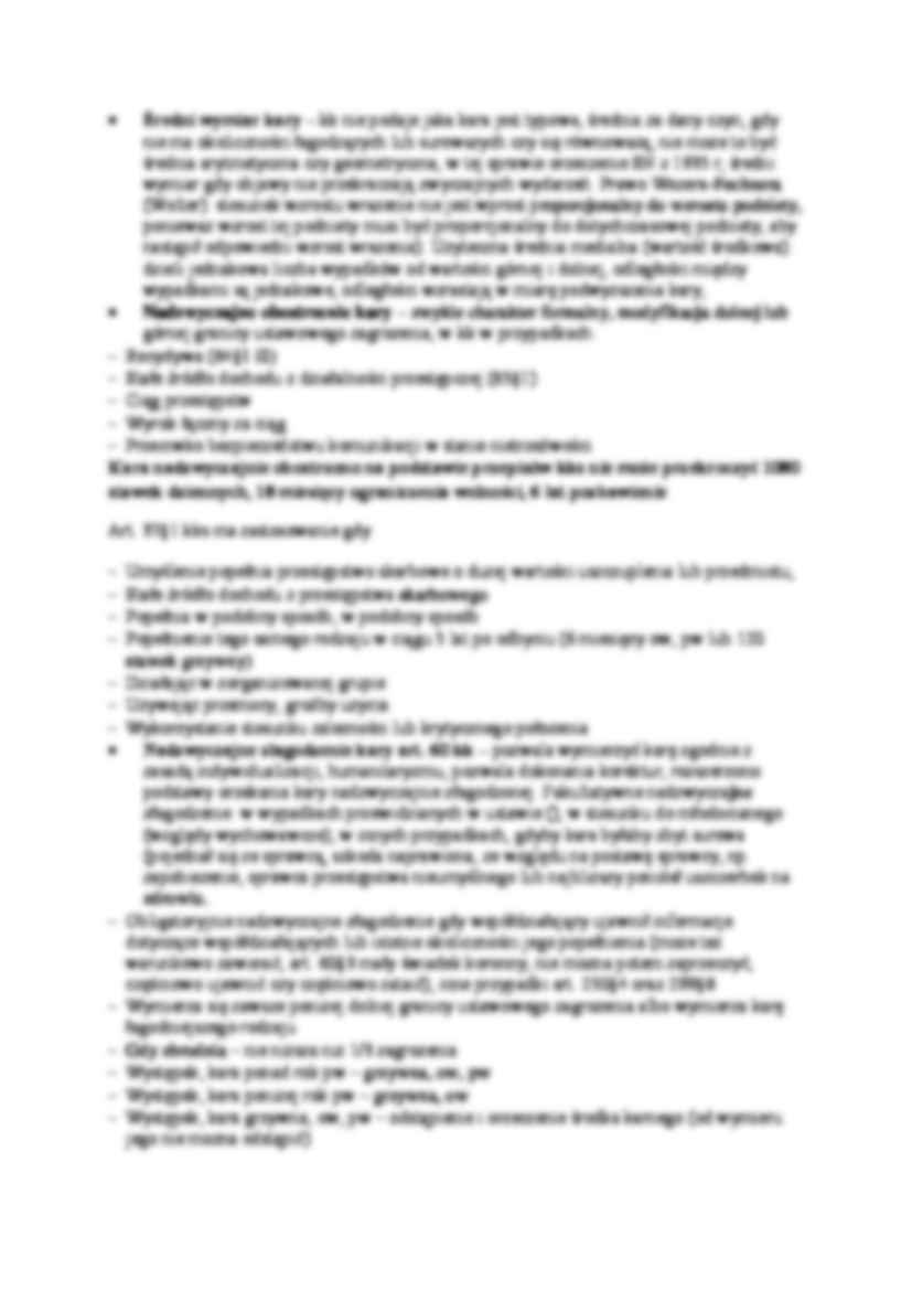 Zasady wymiaru kar - omówienie (II sem) - strona 3