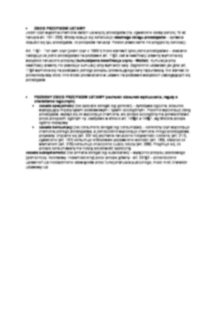 Zbieg przepisów - omówienie (I sem) - strona 3