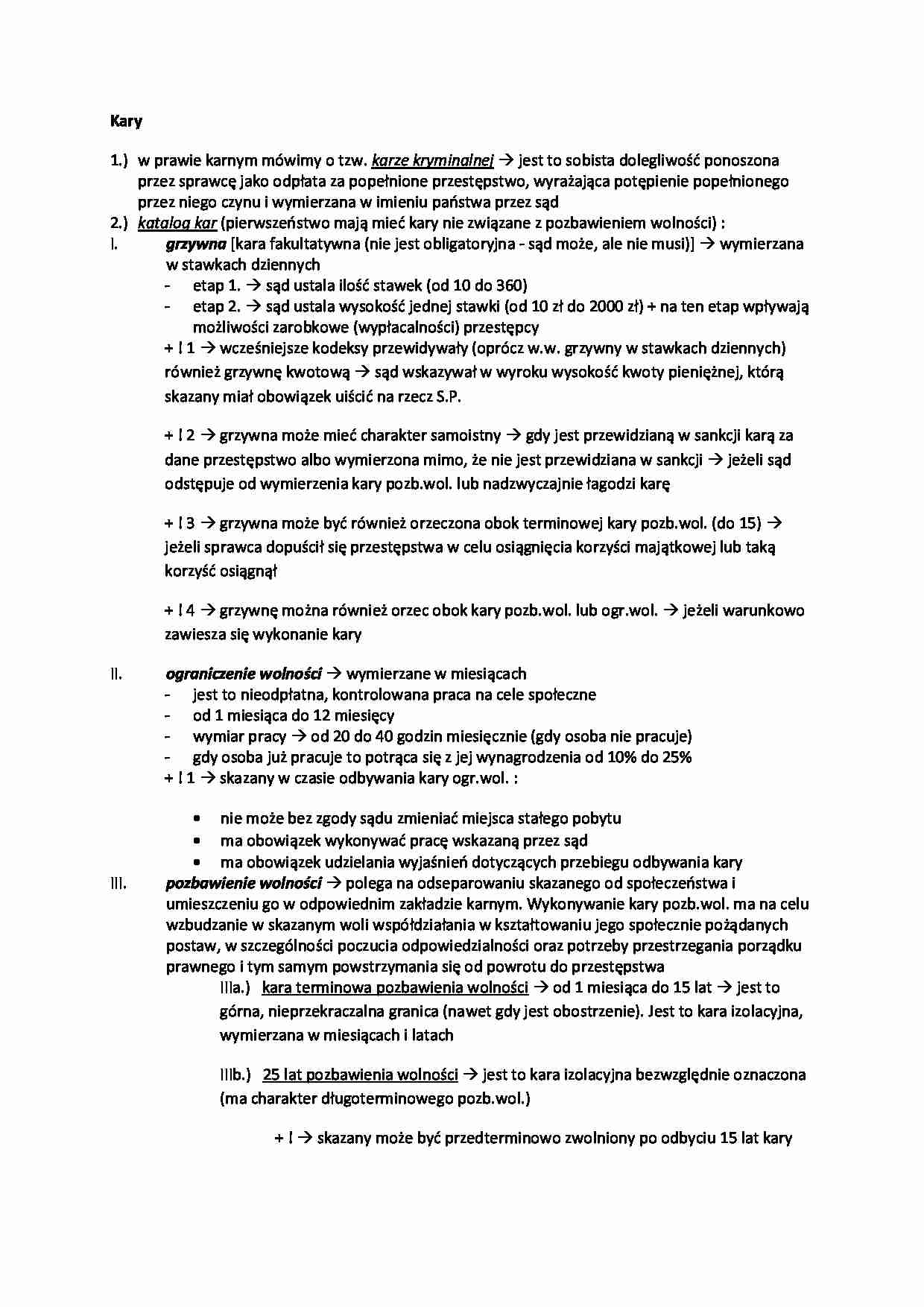 kary - omówienie (Isem) - strona 1