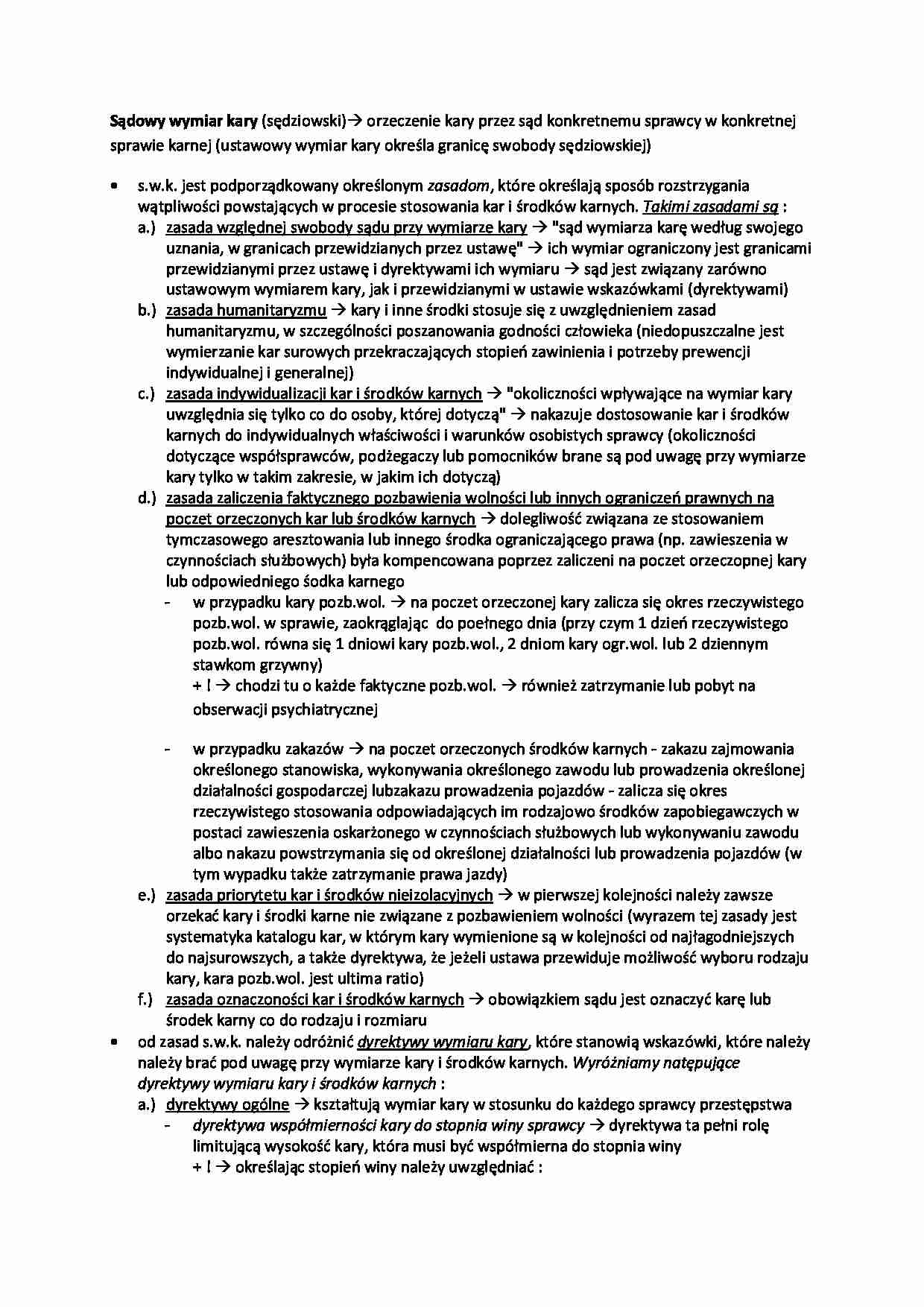 Sądowy wymiar kary - strona 1