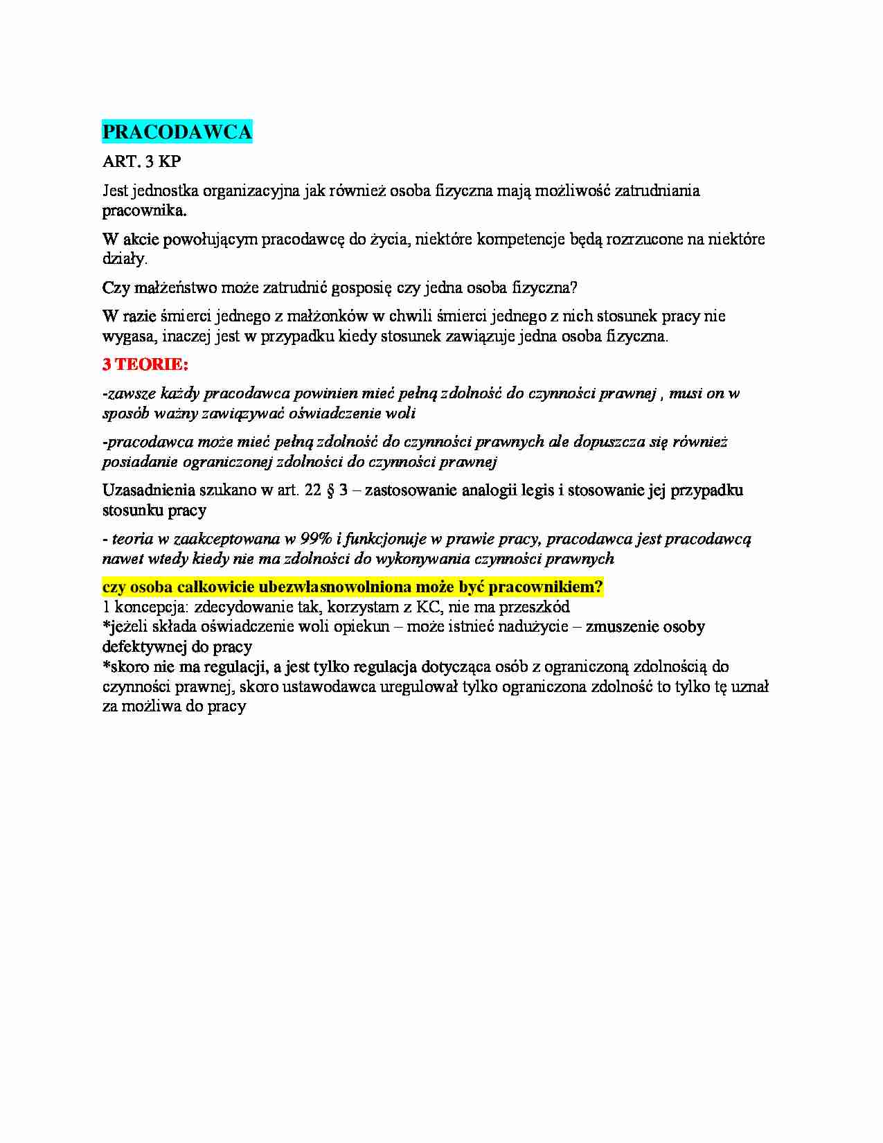 Pracodawca - omówienie(Isem) - strona 1