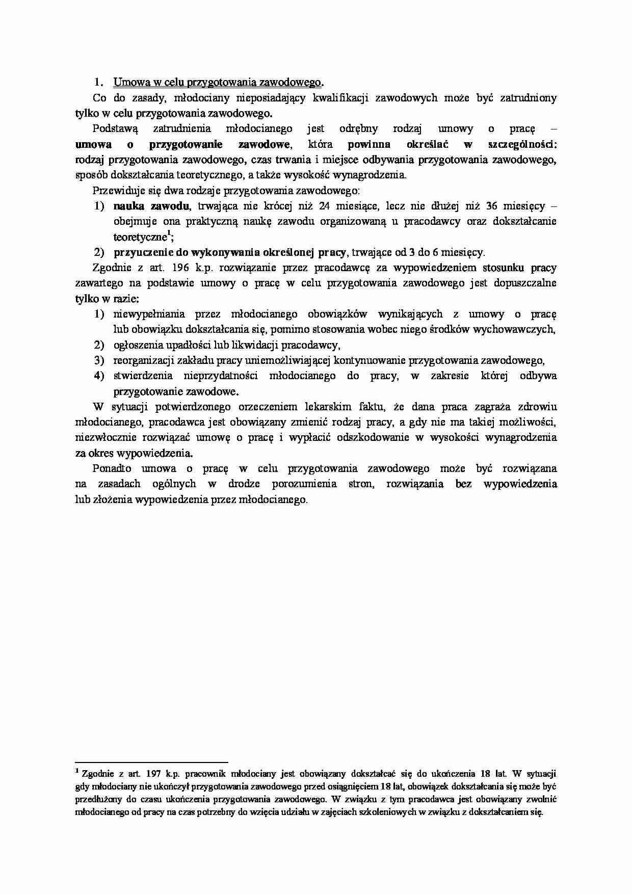przygotowanie zawodowe - omówienie - strona 1