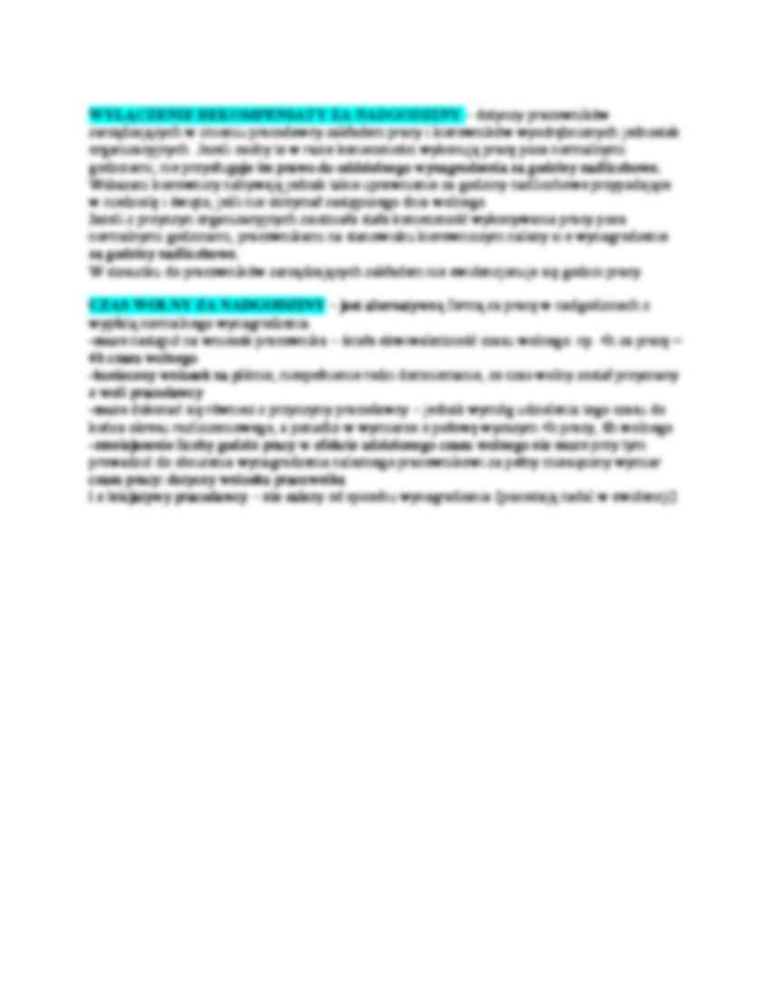 Wynagrodzenie za nadgodziny - omówienie - strona 2