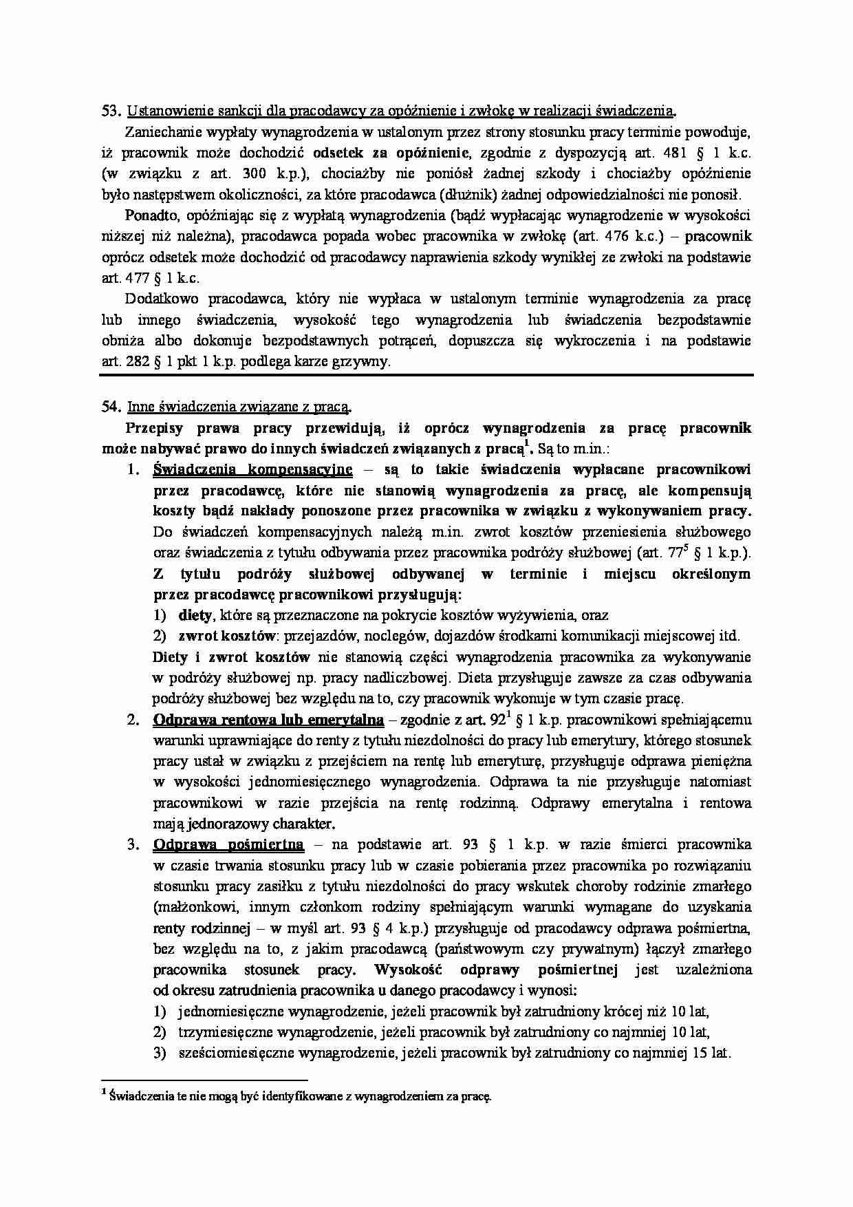 Zwłoka w wynagrodzeniu - omówienie - strona 1