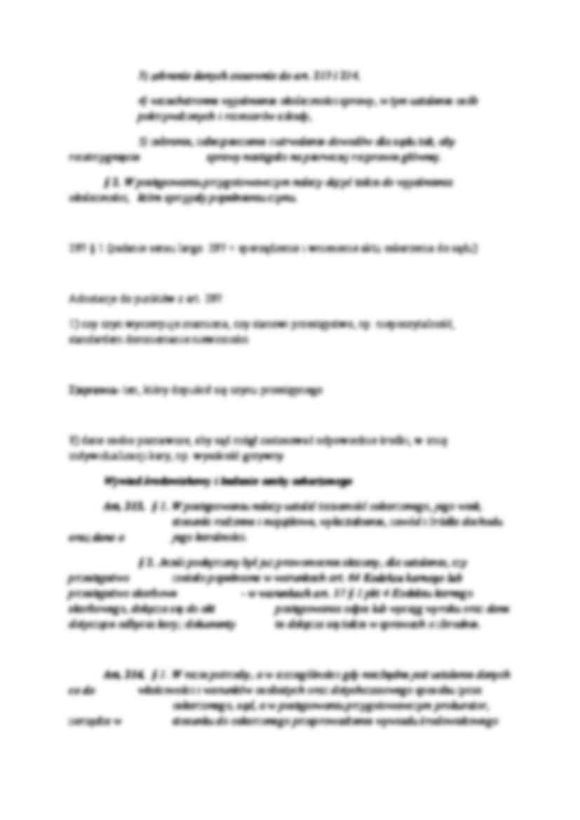 Konstrukcja procesu karnego-opracowanie, V sem - strona 2