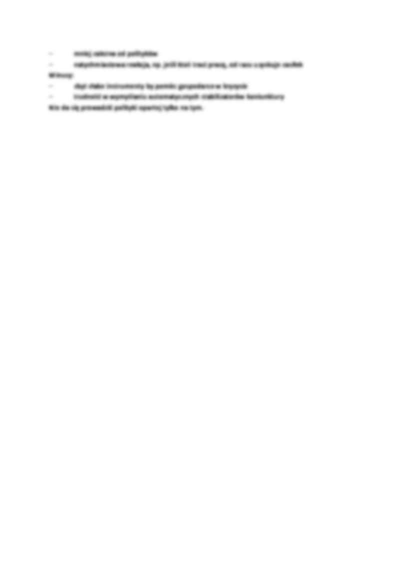 Polityka fiskalna-opracowanie, I sem - strona 2