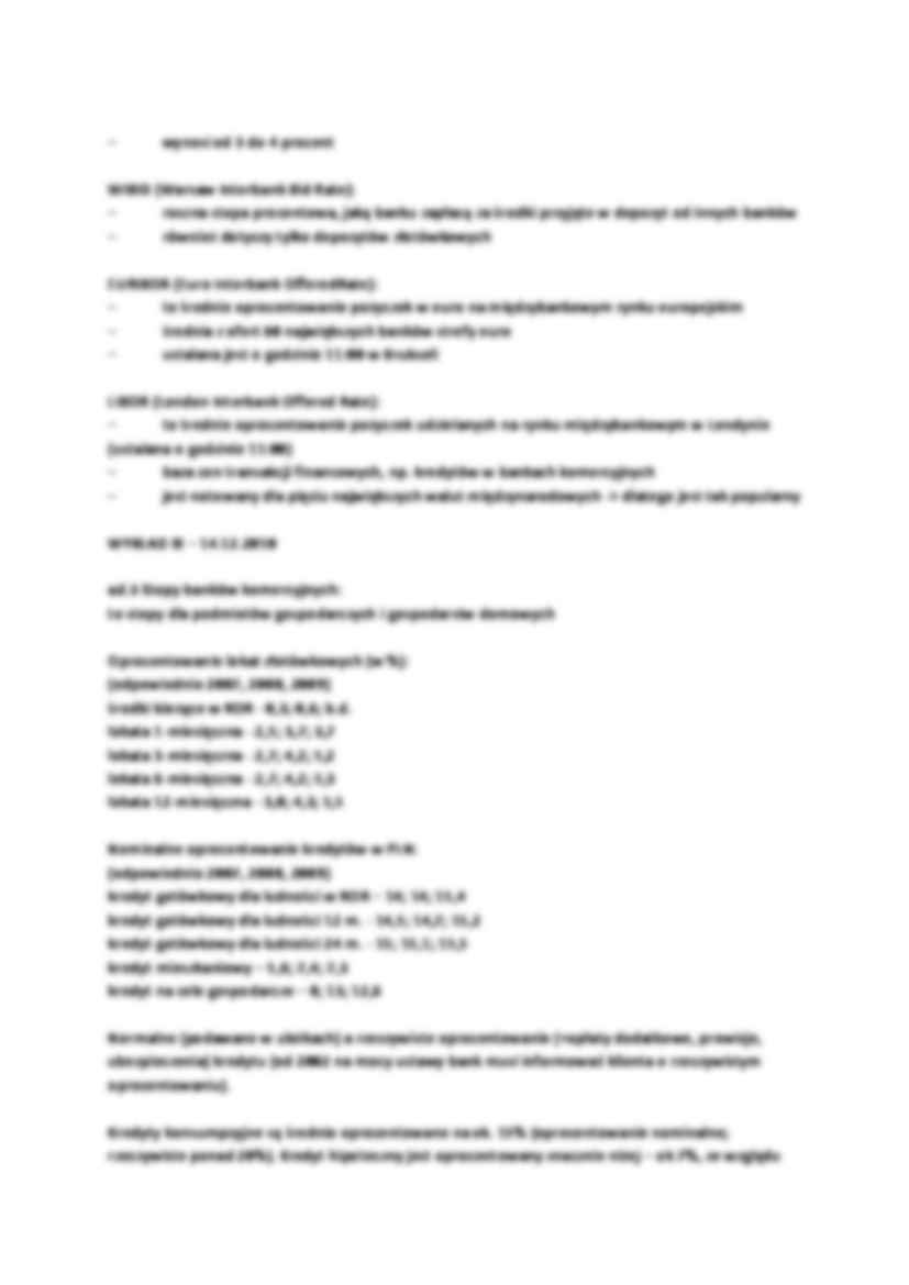 Stopa procentowa-opracowanie I sem. - strona 3
