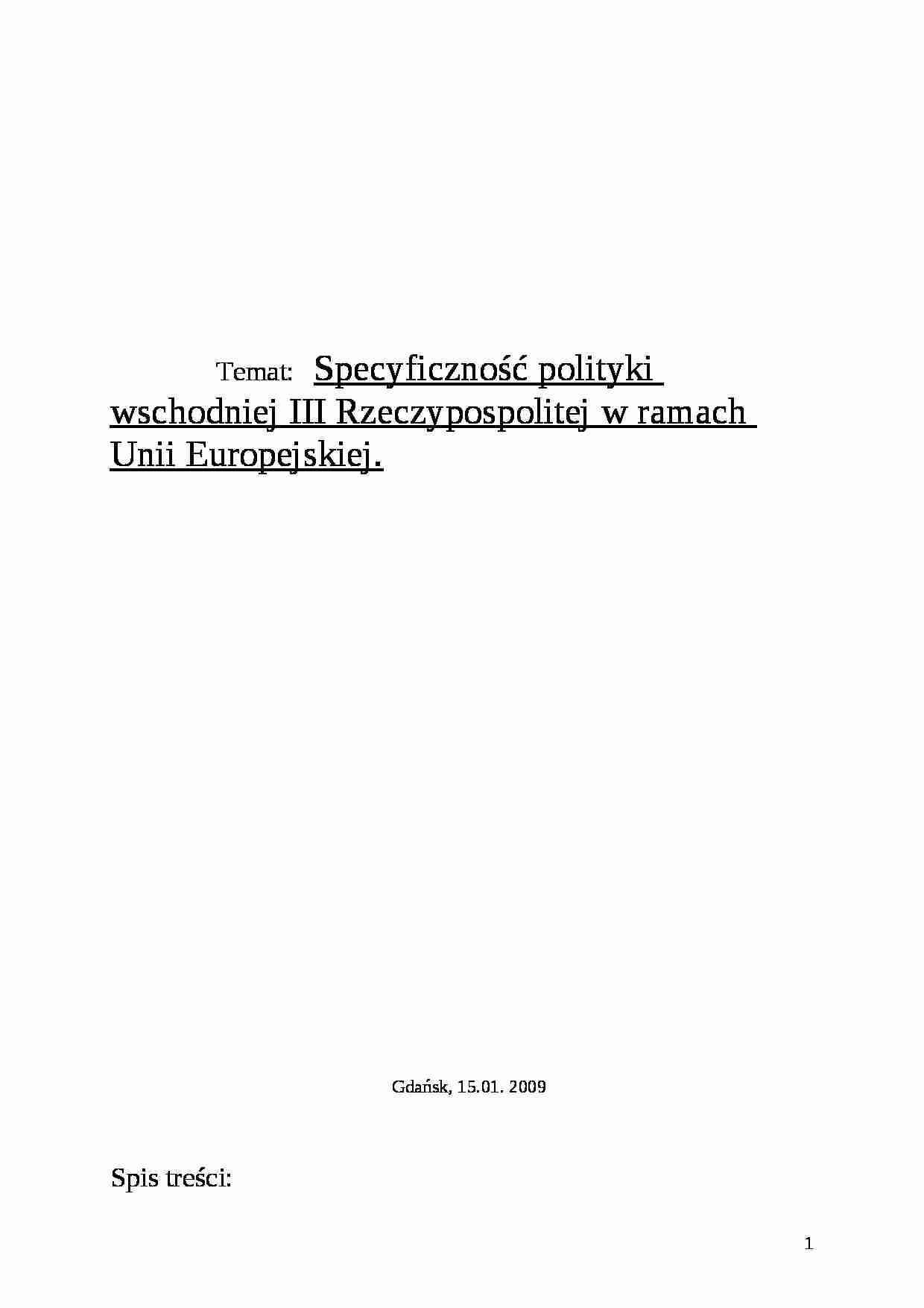 wspólna polityka zagraniczna - strona 1