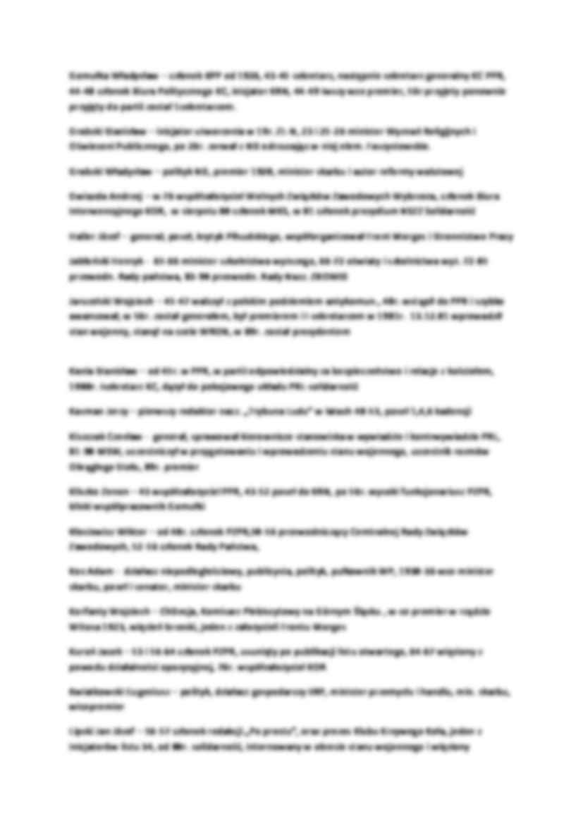 Historia Powszechna Polski XX w-nazwiska II sem. - strona 2