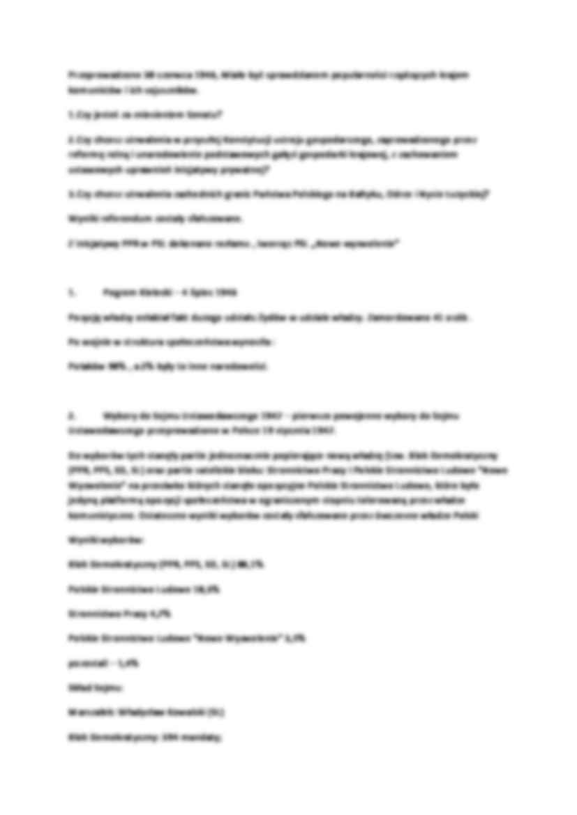 Historia Powszechna Polski XX w-zagadnienia, II sem. - strona 2