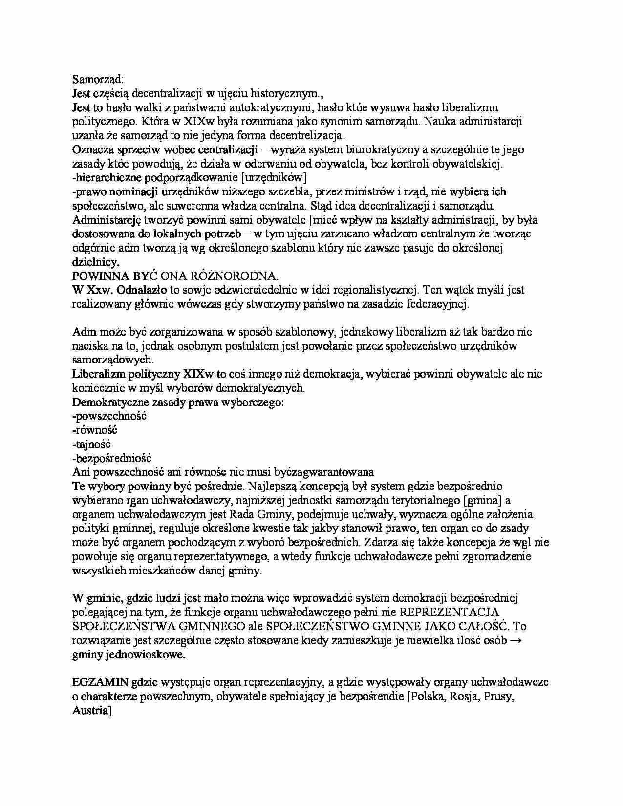 Wykład o samorządzie - strona 1