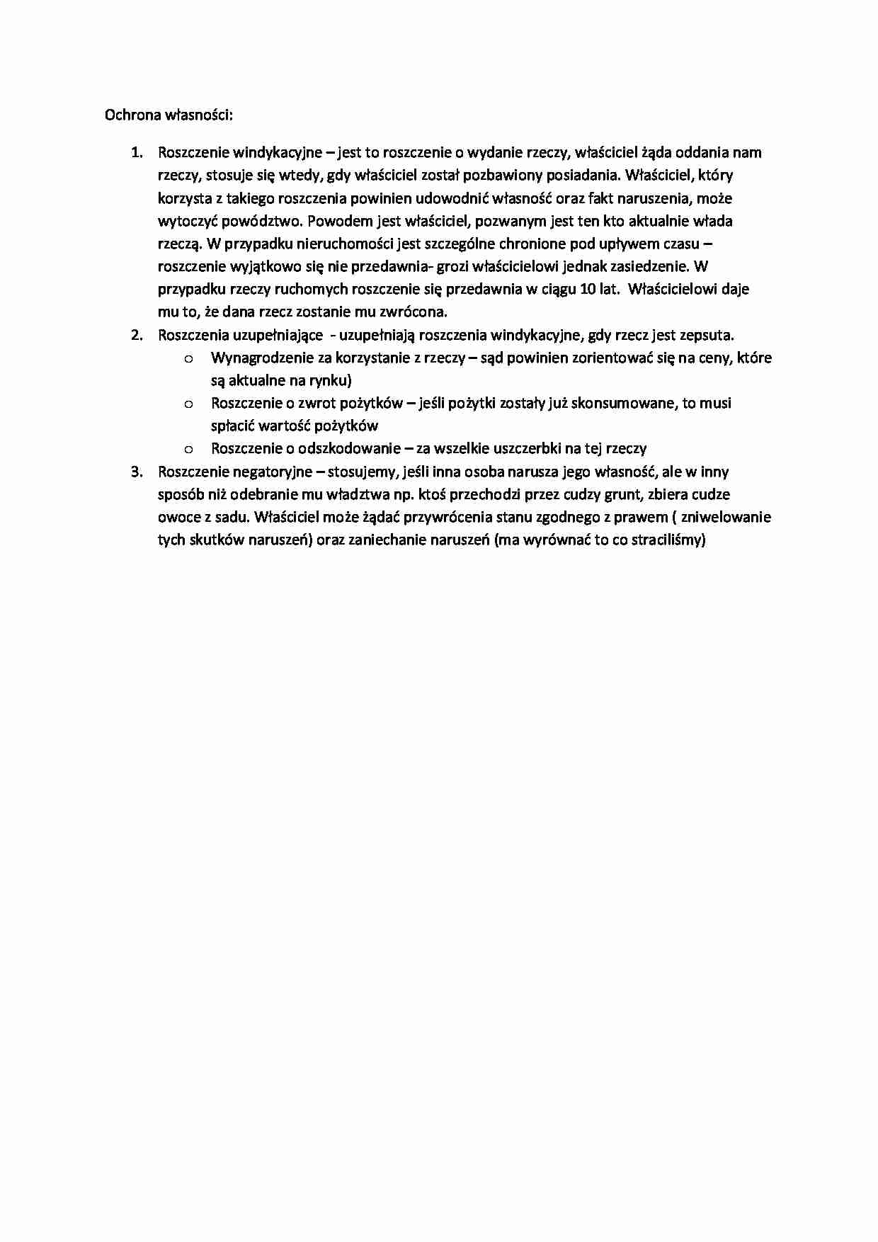 Wykład - ochrona własności(I sem) - strona 1