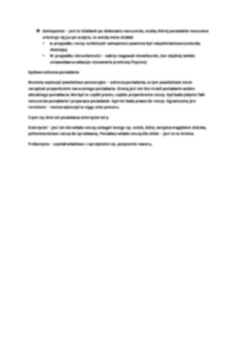 Wykład - posiadanie (I sem) - strona 2