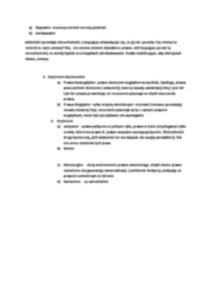 Wykład - stosunek cywilnoprawny (I sem) - strona 3