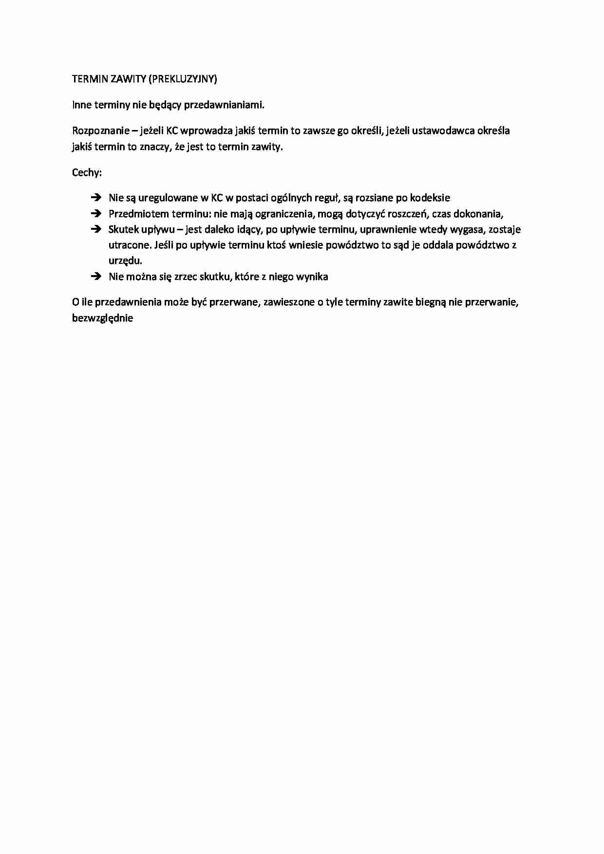 Wykład - termin zawity (I sem) - strona 1