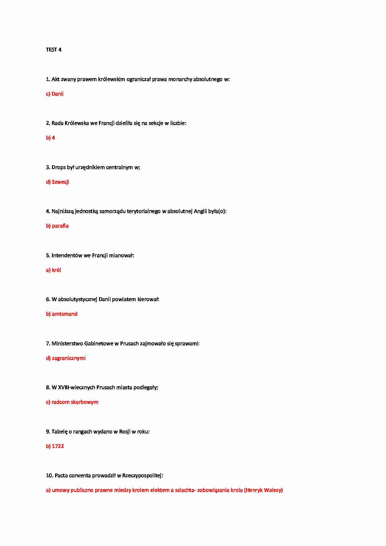 Historia administracji - test - Reforma - strona 1