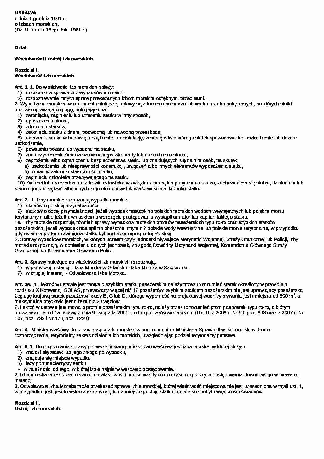 Izby morskie - wykład - strona 1