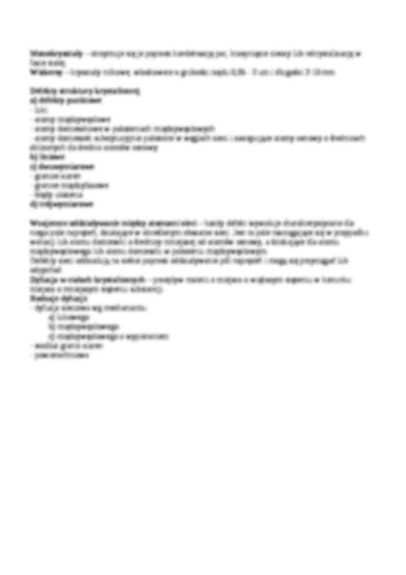 krystalografia (wykład 2) sem IV - strona 2