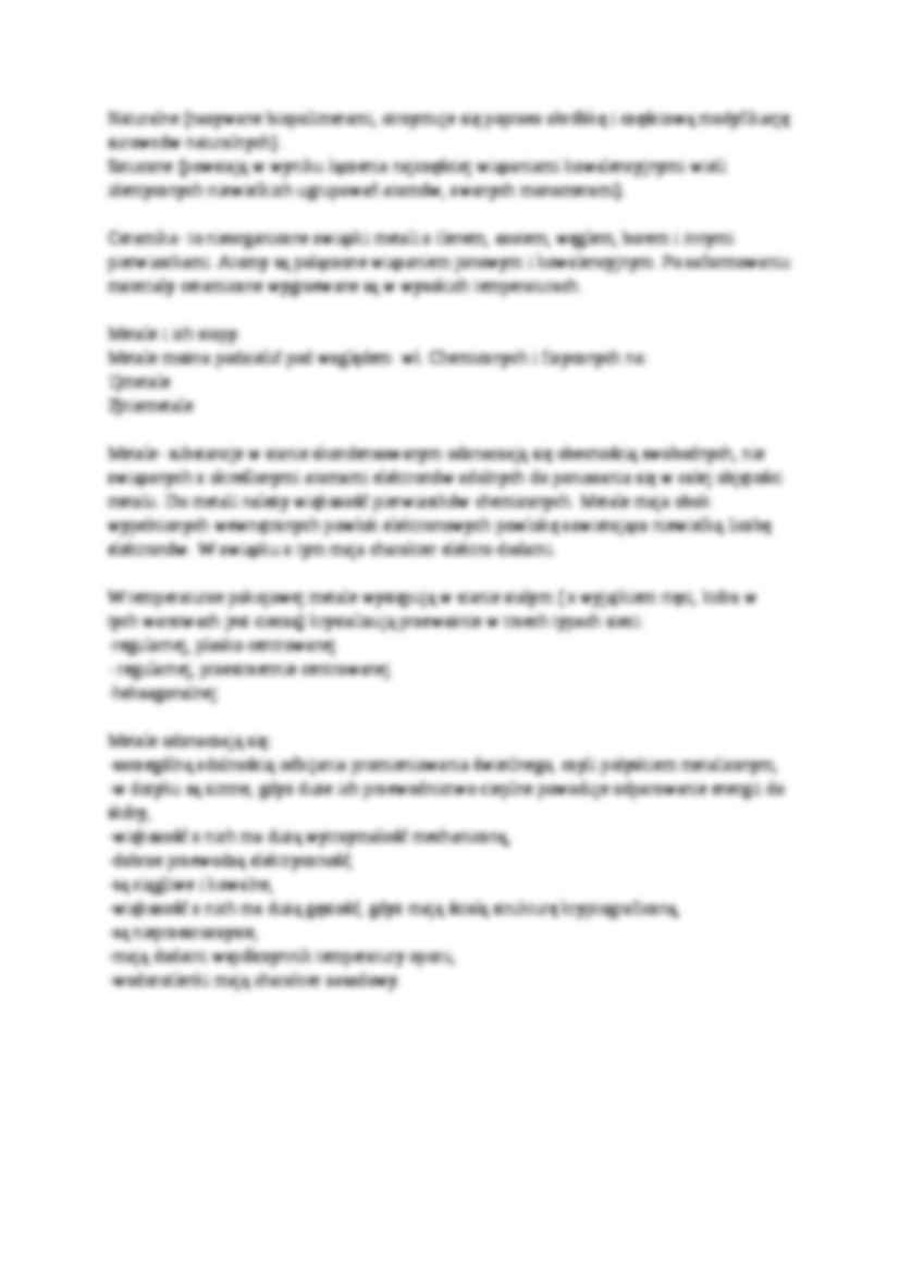 Podstawowe grupy materiałów - omówienie (SEM IV) - strona 2