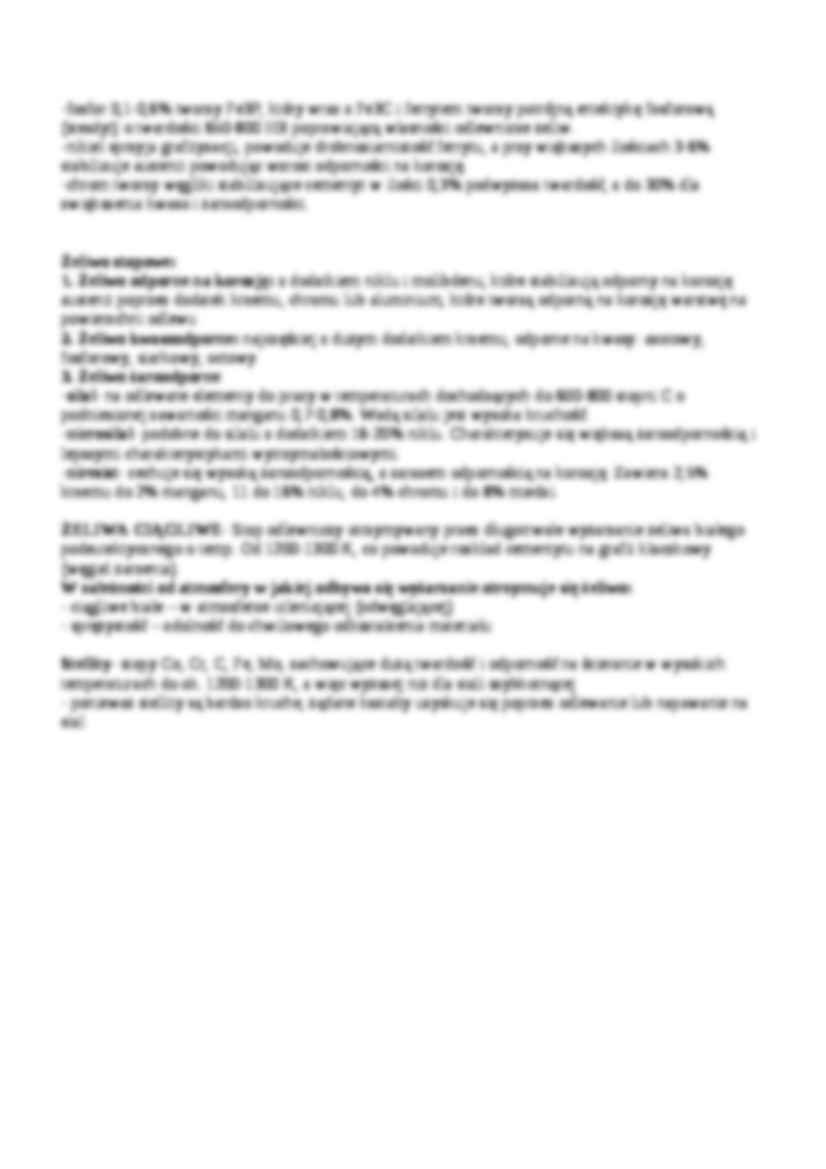 Żeliwa- żelazo (wykład 5) sem IV - strona 2
