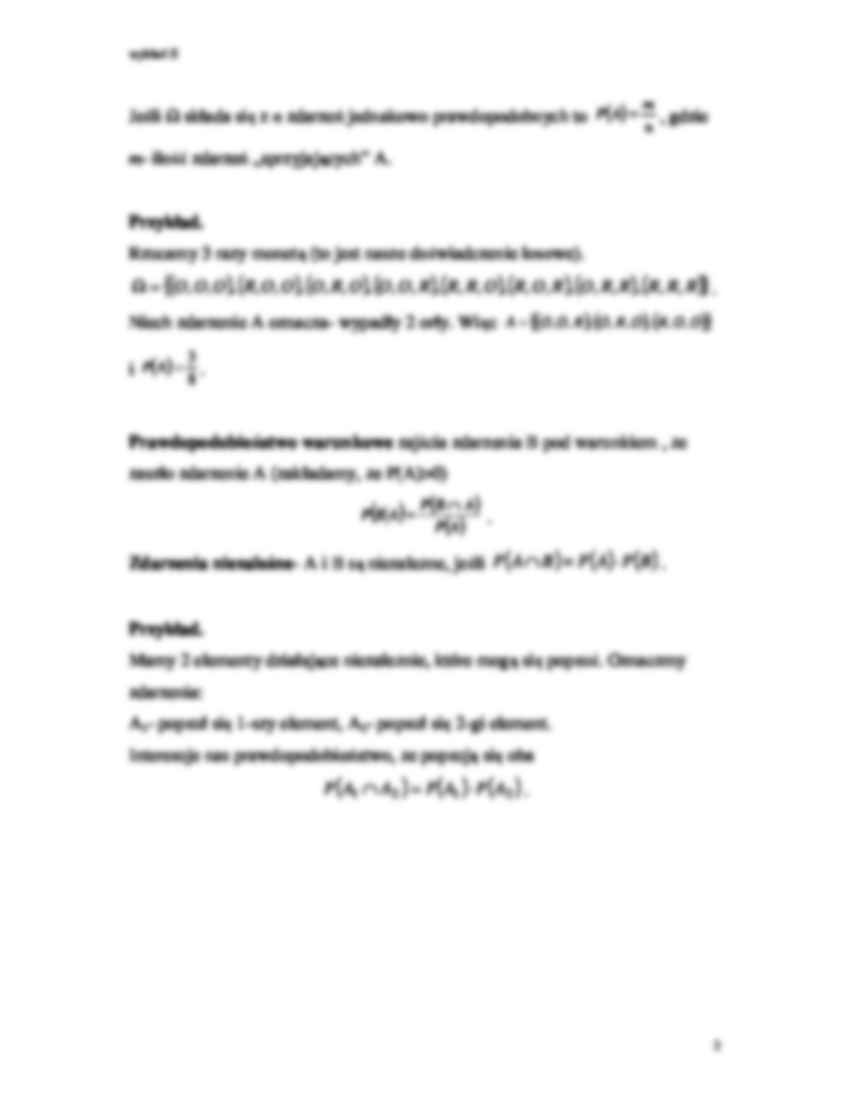 rachunek prawdopodobieństwa (sem. IV) (9) - strona 2